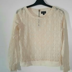 Topshop Lace Top